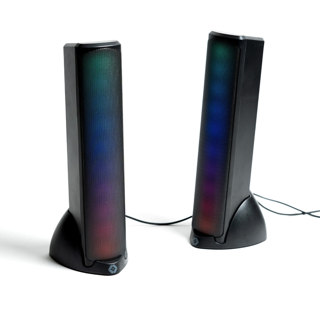 Bocinas Inalámbricas Gamer VORTRED V-930280 - RGB, Sonido HQ, Bluetooth