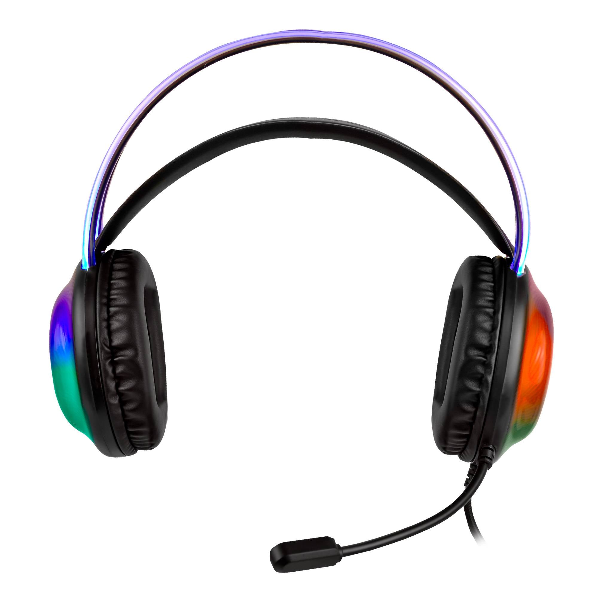 Diadema Gamer Perfect Choice V-930730 - Alámbrica RGB, Sonido Inmersivo Imagen principal del producto