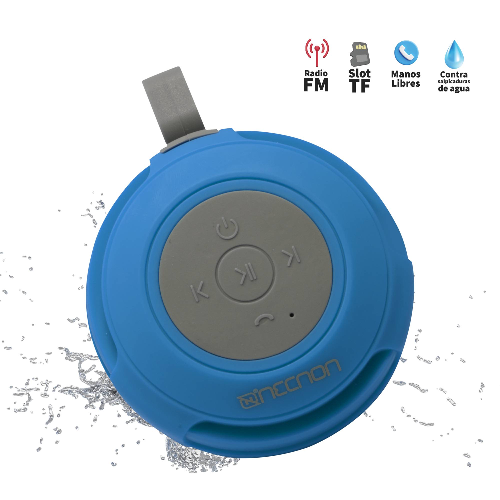 Bocina Inalámbrica NECNON NB-04W PRO - Resistente al Agua, Portátil Imagen principal del producto