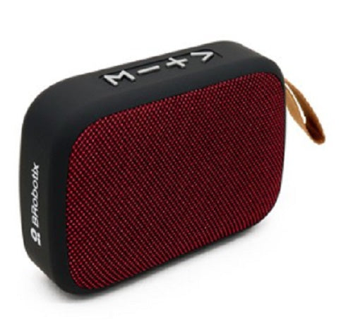 Bocina Bluetooth Brobotix 136476 - Portátil, Radio FM, USB Recargable