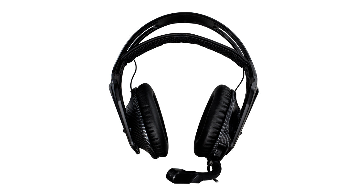 Diadema Game Factor HSG500 - Micrófono Removible, Fibra de Carbono, Ultra Ligera Imagen principal del producto