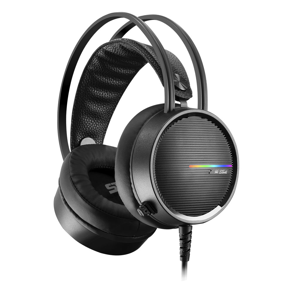 Diadema Gamer Vorago HS-502 - RGB, 50mm, Conector 3.5mm