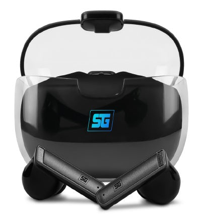 Audífonos Vorago ESB-301-PRO TWS Bluetooth - IPX5, 35 hrs batería, LED