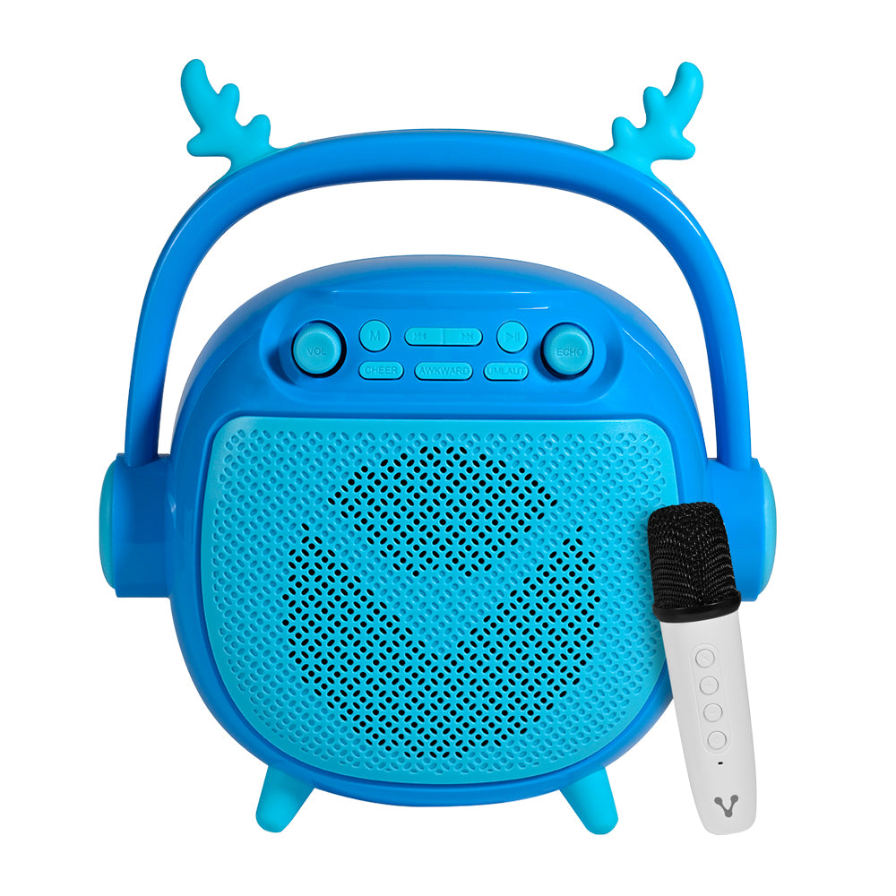 Bocina Vorago BSP-205 Bluetooth - Micrófono Integrado, USB y 3.5mm Azul