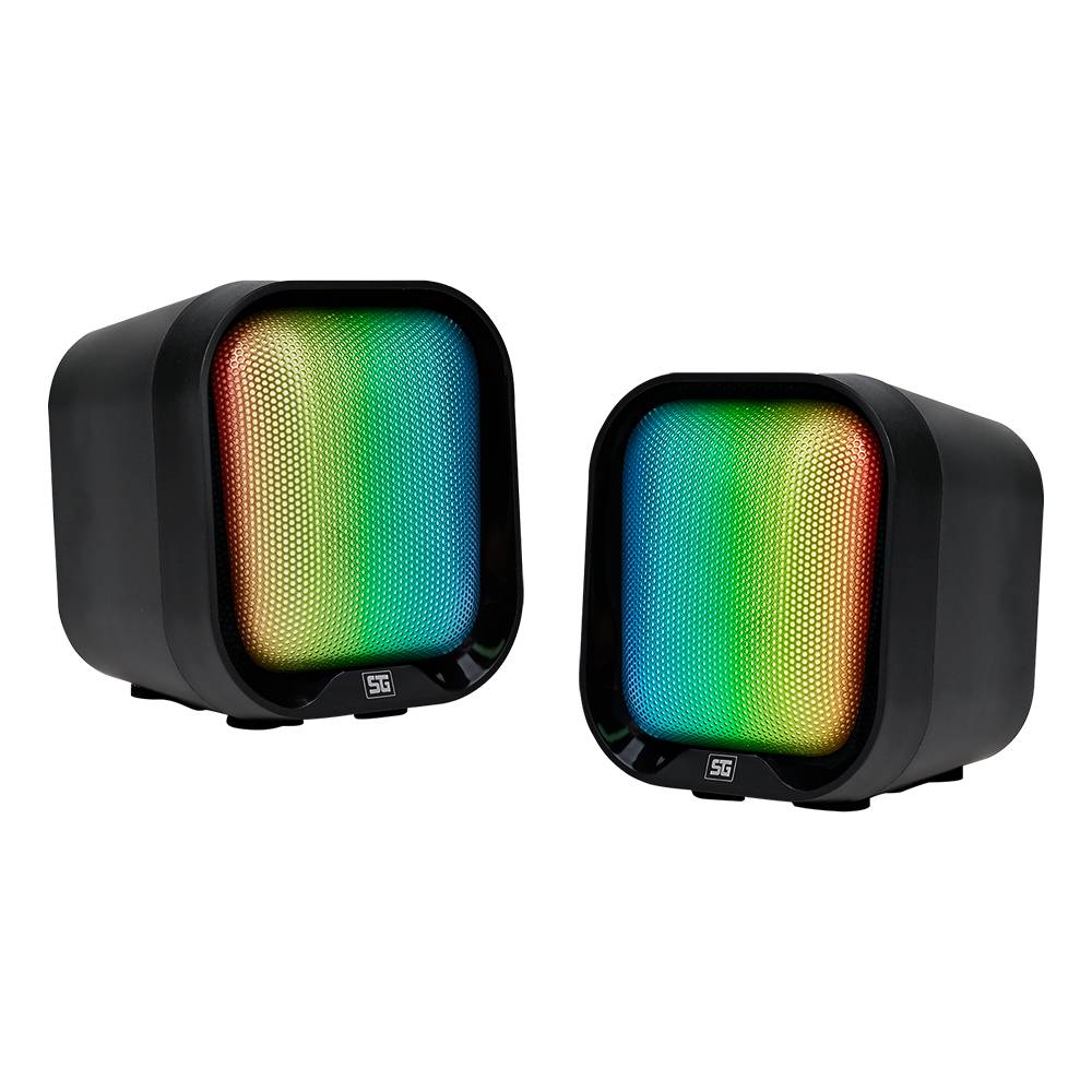Bocina Vorago SPK-109 - 8 Modos RGB, 2W RMS, Tamaño Compacto