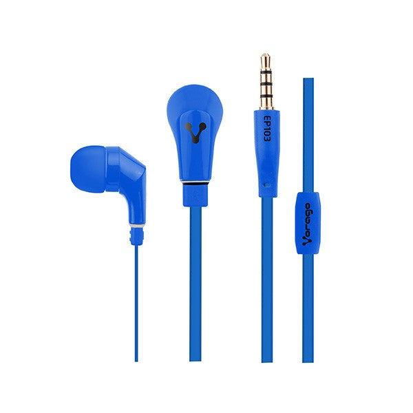 Audífonos Vorago EP-103 3.5mm Azul - Micrófono Integrado