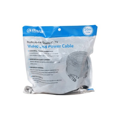 Cable Coaxial Armado Dahua DH-PFM942I-20-5 20 Metros - Profesional