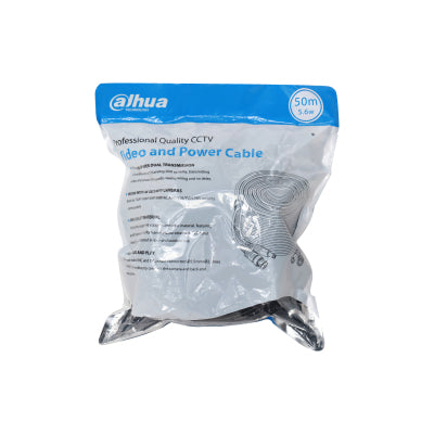 Cable Video y Energía Dahua DH-PFM942I-50-5 - Coaxial de 50 Metros