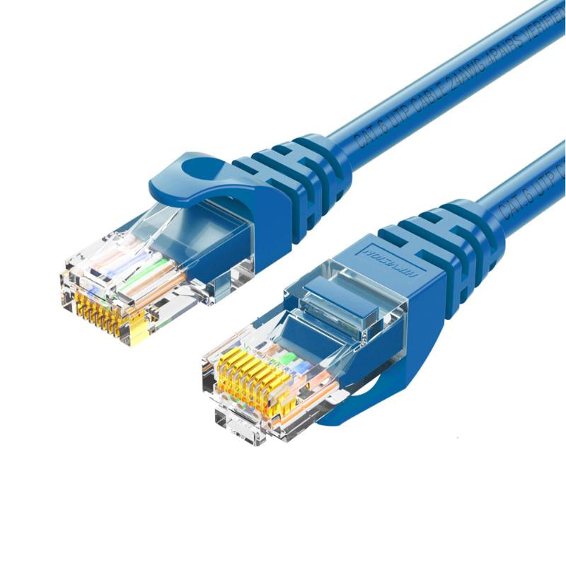 Cable de Parcheo HIKVISION DS-1NP6UEC0-200-B Cat.6 UTP 2M Azul PoE+ Imagen principal del producto
