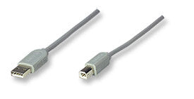 Cable USB Manhattan 317863 tipo A-B 3.0m - Gris de alta calidad Imagen principal del producto