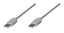 Cable USB Manhattan 317887 tipo A-A 1.8 metros - Gris de alta compatibilidad