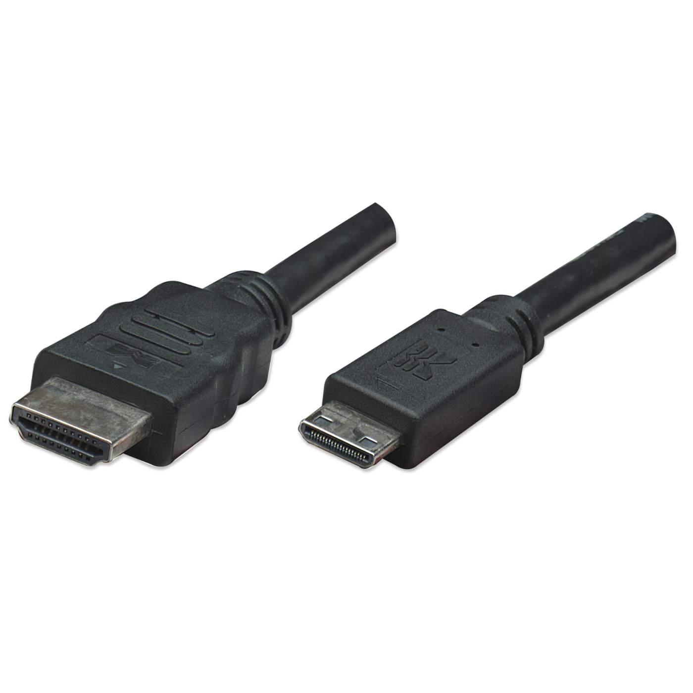 Cable Mini HDMI Manhattan 304955 - 1.8m, 4K, Blindado, Negro Imagen principal del producto