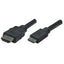Cable Mini HDMI Manhattan 304955 - 1.8m, 4K, Blindado, Negro