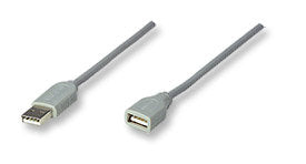 Cable USB Manhattan 340960 - Extensión 4.5M Gris Imagen principal del producto