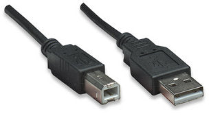 Cable USB Manhattan 337779 - Impresora USB B a USB-A, 5m, 480 Mbps Imagen principal del producto