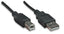 Cable USB Manhattan 337779 - Impresora USB B a USB-A, 5m, 480 Mbps