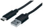 Cable USB A a USB C Manhattan 353298 - 1m Negro USB 2.0