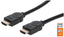Cable HDMI Manhattan 354837 - Alta Velocidad 4K 60Hz 18 Gbps Blindado 1m