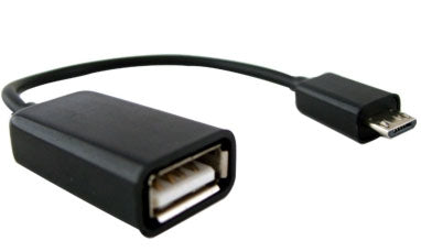 Cable USB Adaptador Micro B a USB 2.0 BROBOTIX 097242 - Compatible con Dispositivos Móviles Imagen principal del producto
