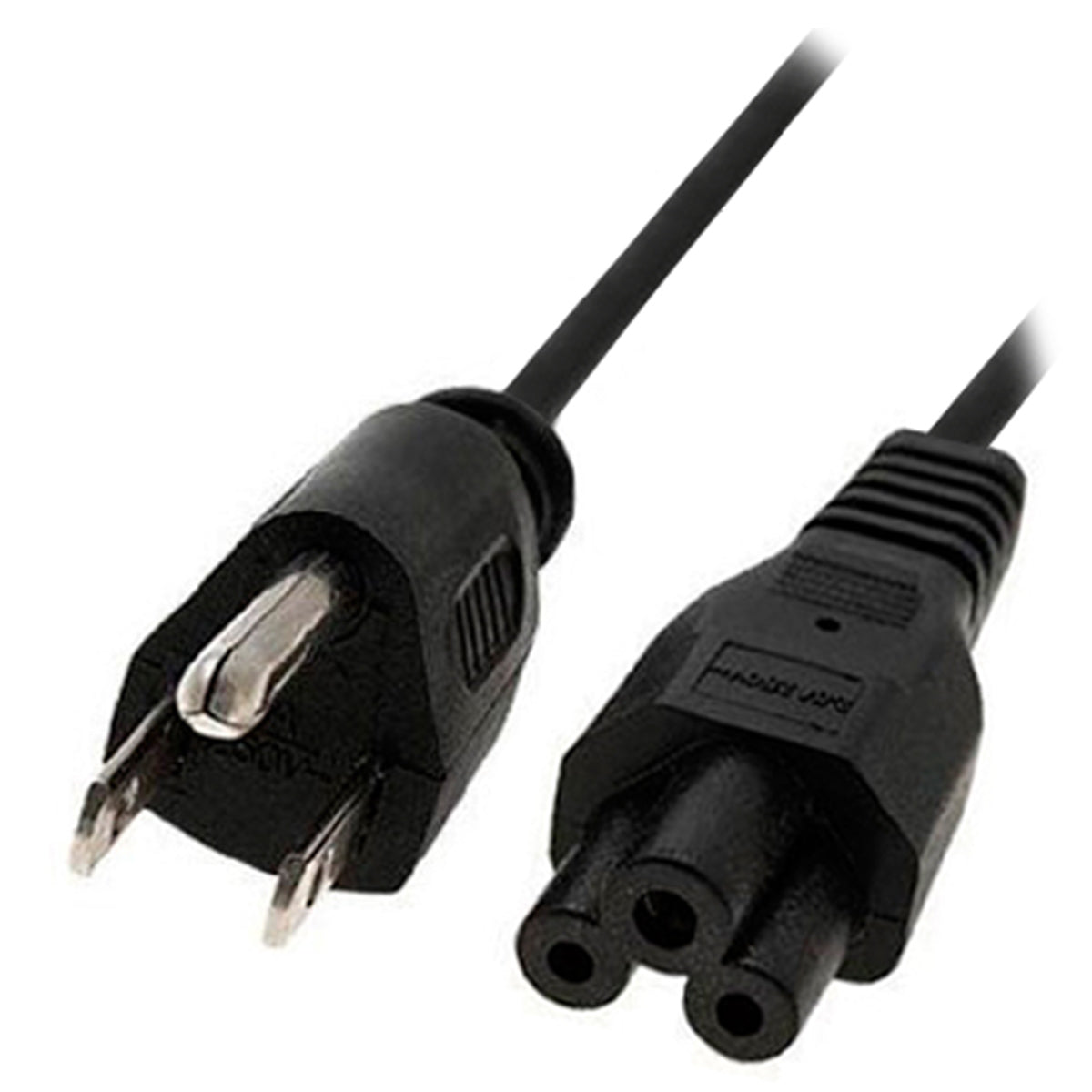 Cable de Corriente BROBOTIX 076889 para Laptop - 1.8m, Conexión Triple