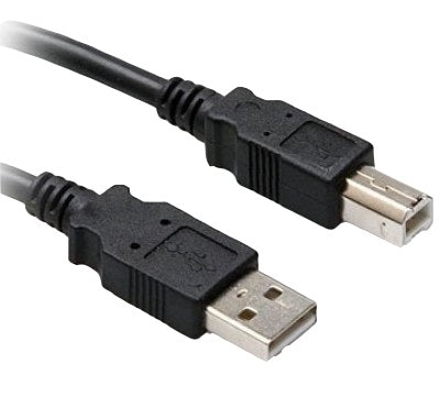Cable USB A a B BROBOTIX 102327 - 1.8m para impresoras, Negro Imagen principal del producto