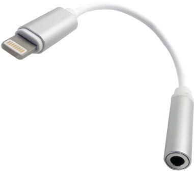 Cable Lightning a Audio 3.5 mm Brobotix 170101 - Conexión de 13 cm