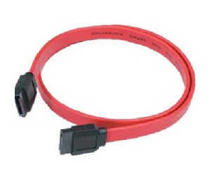Cable SATA BROBOTIX 034358 - Conector SATA, Color Rojo Imagen principal del producto