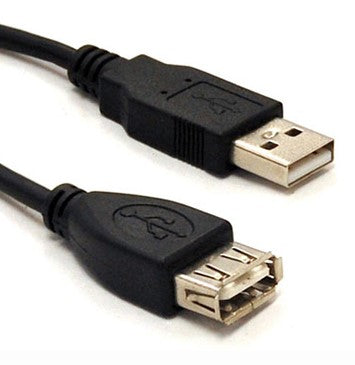 Cable USB Extensión BROBOTIX 102334 - 1.8m, Negro, Alta Velocidad Imagen principal del producto