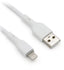 Cable Lightning BROBOTIX 963165 - USB 2.0, 1m, Blanco