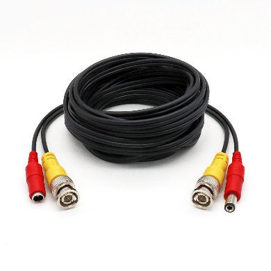 Cable Coaxial Siamés Brobotix 764748 - 10 metros, Conectores Preinstalados