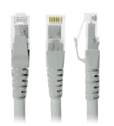 Cable de Red Cat5e BROBOTIX 1Mt RJ-45 - Contactos Dorados, Gris