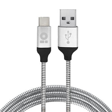 Cable USB 3.0 Tipo C Brobotix 180501 - 1 Metro, Conector USB-A, Plata Imagen principal del producto
