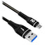 Cable USB Brobotix 6000724 Micro B 1.0M - Denim Negro
