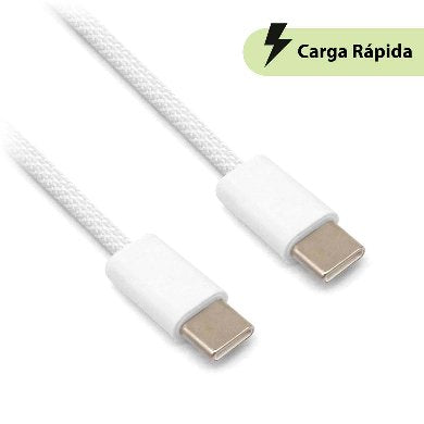 Cable USB-C a USB-C Brobotix 6001547 - Carga Rápida, Tejido, 1.0M