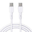 Cable USB 3.0 Tipo C a C BROBOTIX 6006849 - 1 Metro Blanco