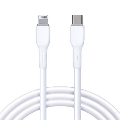 Cable USB 3.0 Tipo C a Lightning Brobotix 6006818 - 1 Metro Blanco