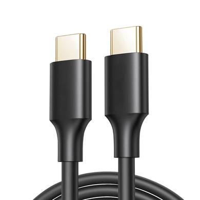 Cable USB C 3.2 BROBOTIX 6006061 - 2 Metros, Alta Velocidad, Negro Imagen principal del producto