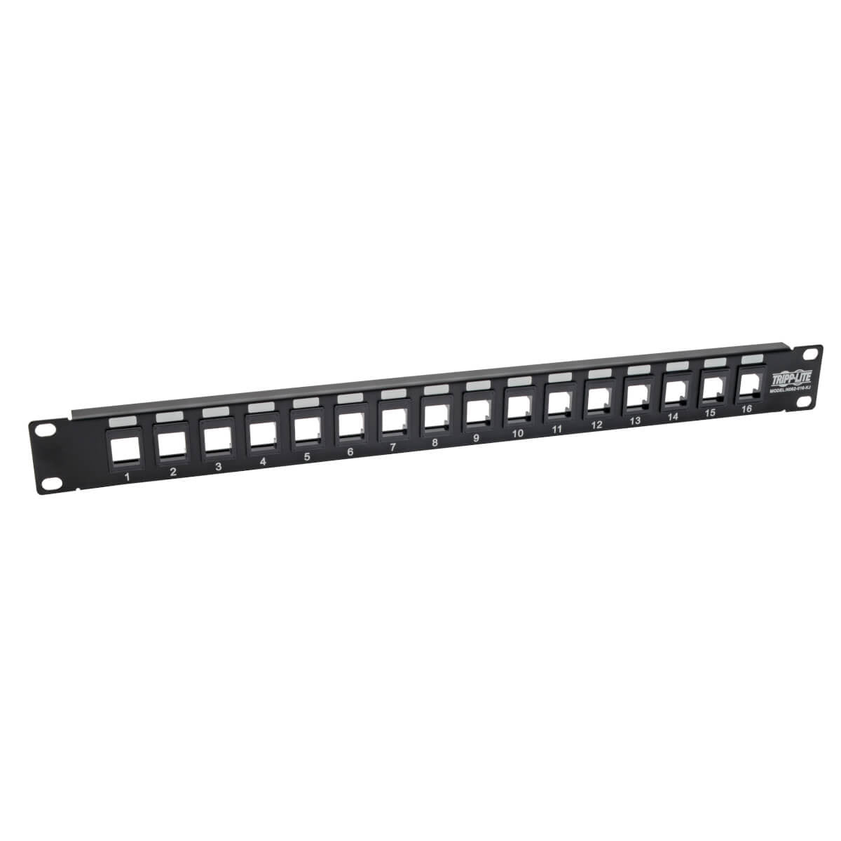 Panel de Conexiones TRIPP-LITE N062-016-KJ - Negro, Montaje en Rack