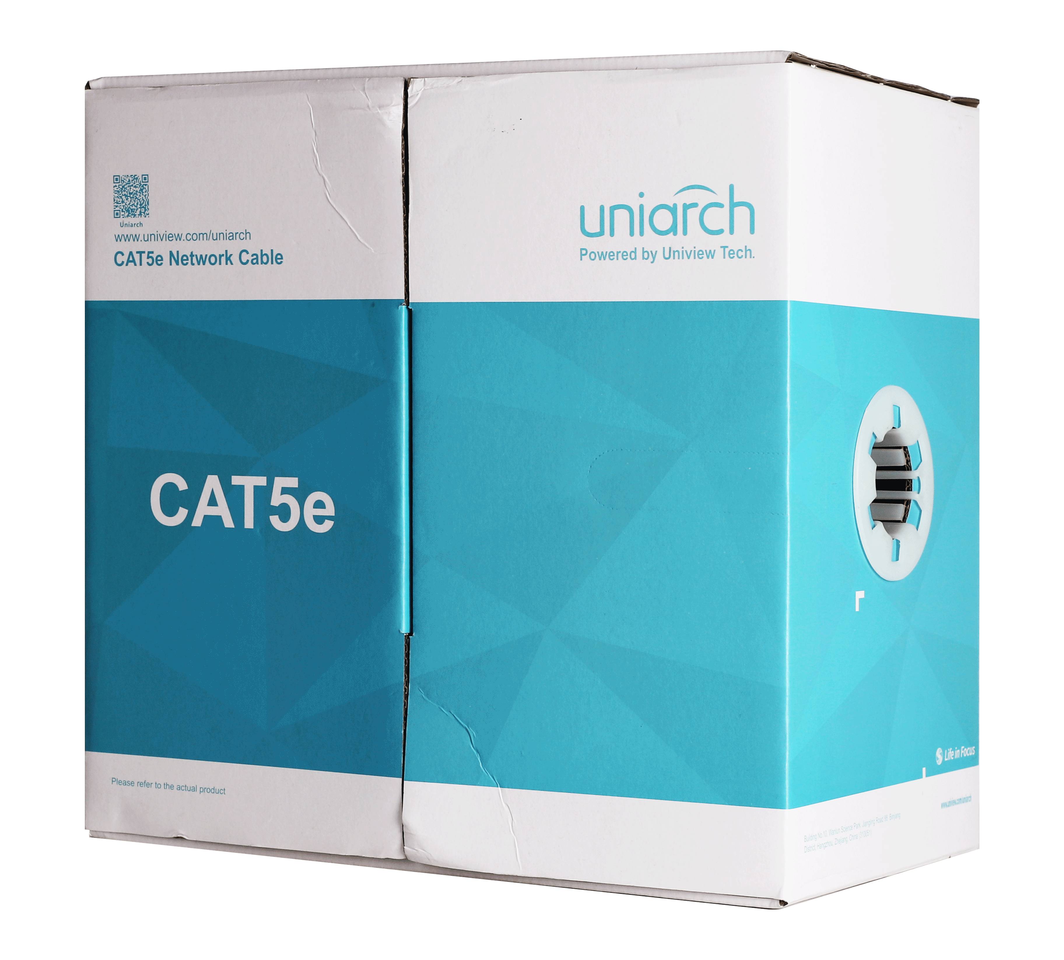 Cable UTP UNIARCH CAB-LC2100A-IN 305m CAT5e - Interior, Azul