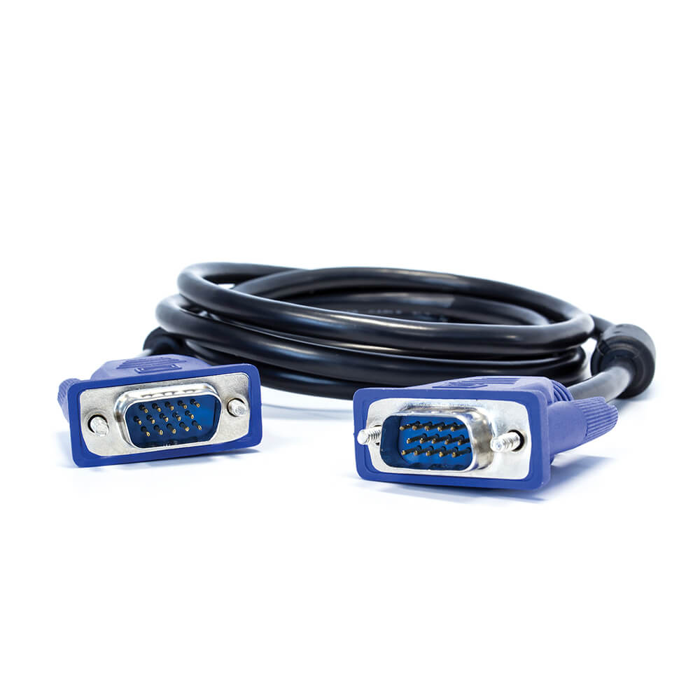 Cable VGA VORAGO CAB-106 2 metros - Conectores D-Sub, Negro Imagen principal del producto