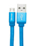 Cable USB VORAGO CAB-113 1m - Conexión Confiable Azul