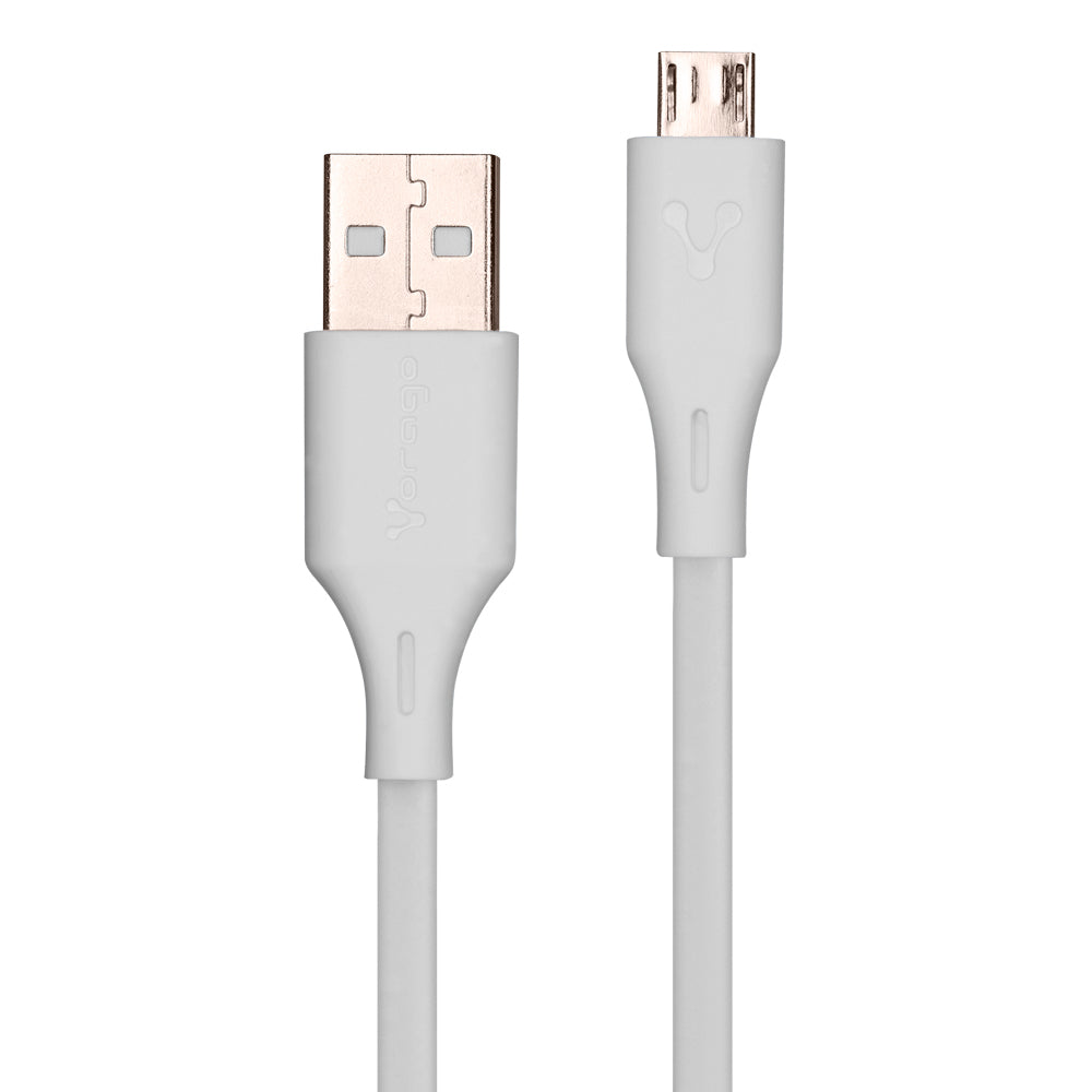 Cable USB Vorago CAB-M01W Micro USB 1 Metro - Carga Rápida Blanco