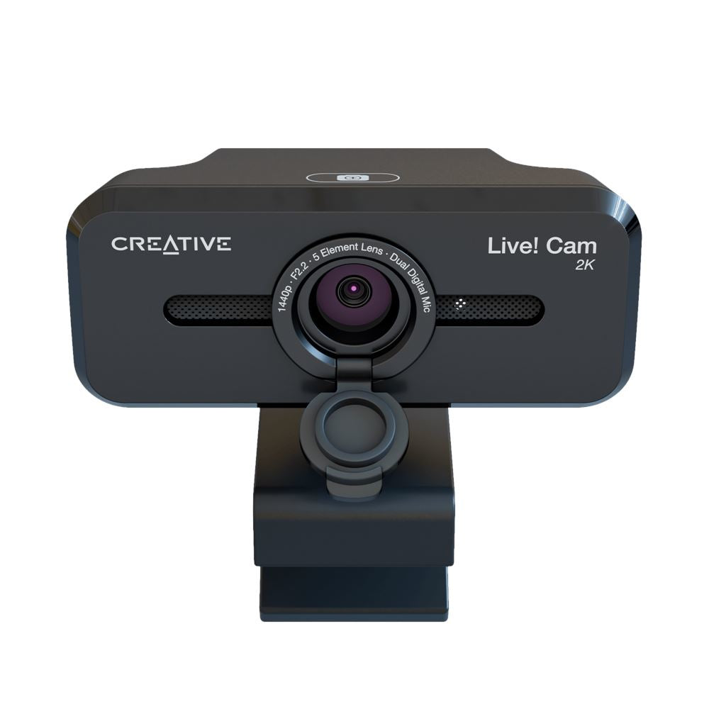 Cámara Web Creative VF09000 V3 2K QHD - Micrófono, Zoom 4X Digital, USB