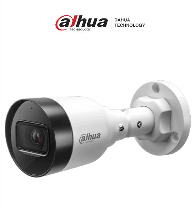 Cámara IP Bullet Dahua IPC-HFW1431S1-A-S6 4MP - Micrófono, PoE, H.265