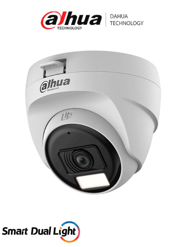 Cámara Domo Dahua DH-HAC-T1A51N-U-IL-A 5MP - IR 25m, Micrófono, Iluminación Dual Imagen principal del producto