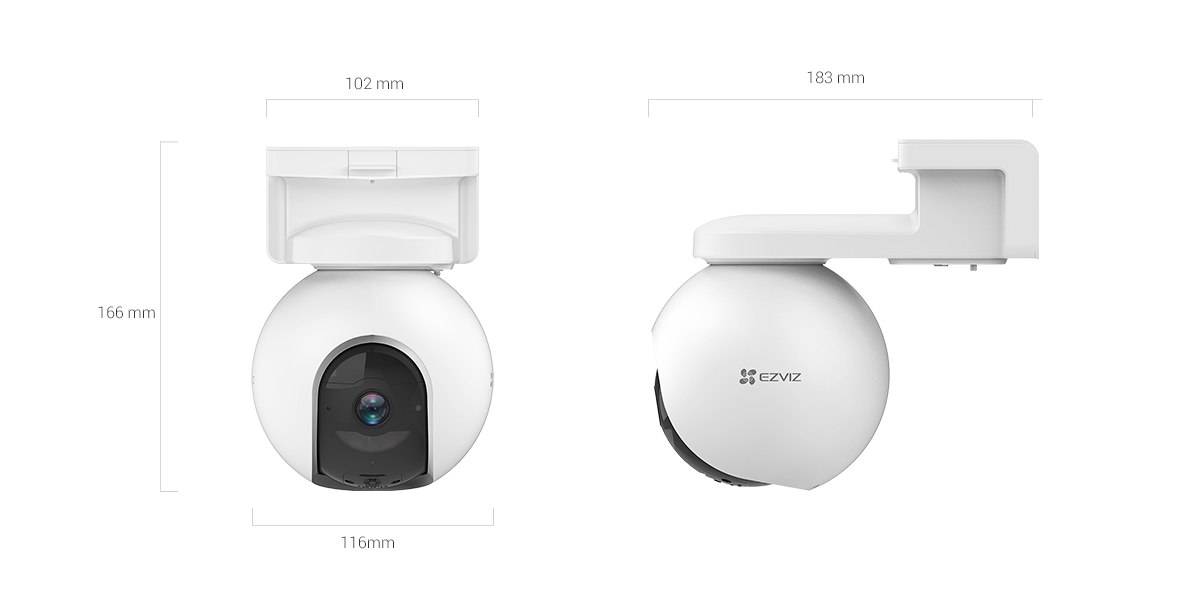 Cámara de seguridad EZVIZ EB8 4G - Monitoreo WiFi para el hogar