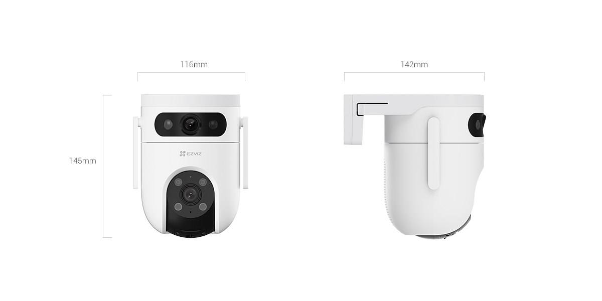 Cámara WiFi EZVIZ H9C DUAL 2K - Dual 3MP, Visión Nocturna, Control Remoto