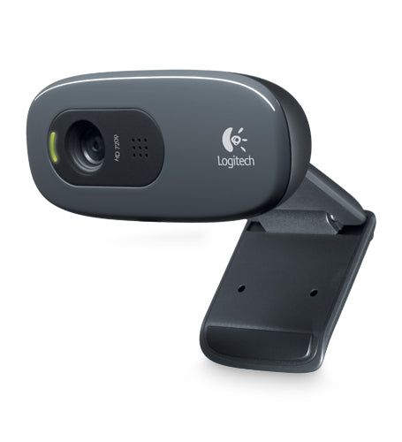 Webcam Logitech C270 HD 720p - Micrófono Integrado, USB, Compatible Windows/Mac/Chrome OS Imagen principal del producto