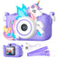 Cámara Infantil Necnon NCD-KIDS 2 Unicornio Morado - Fotos y Videos