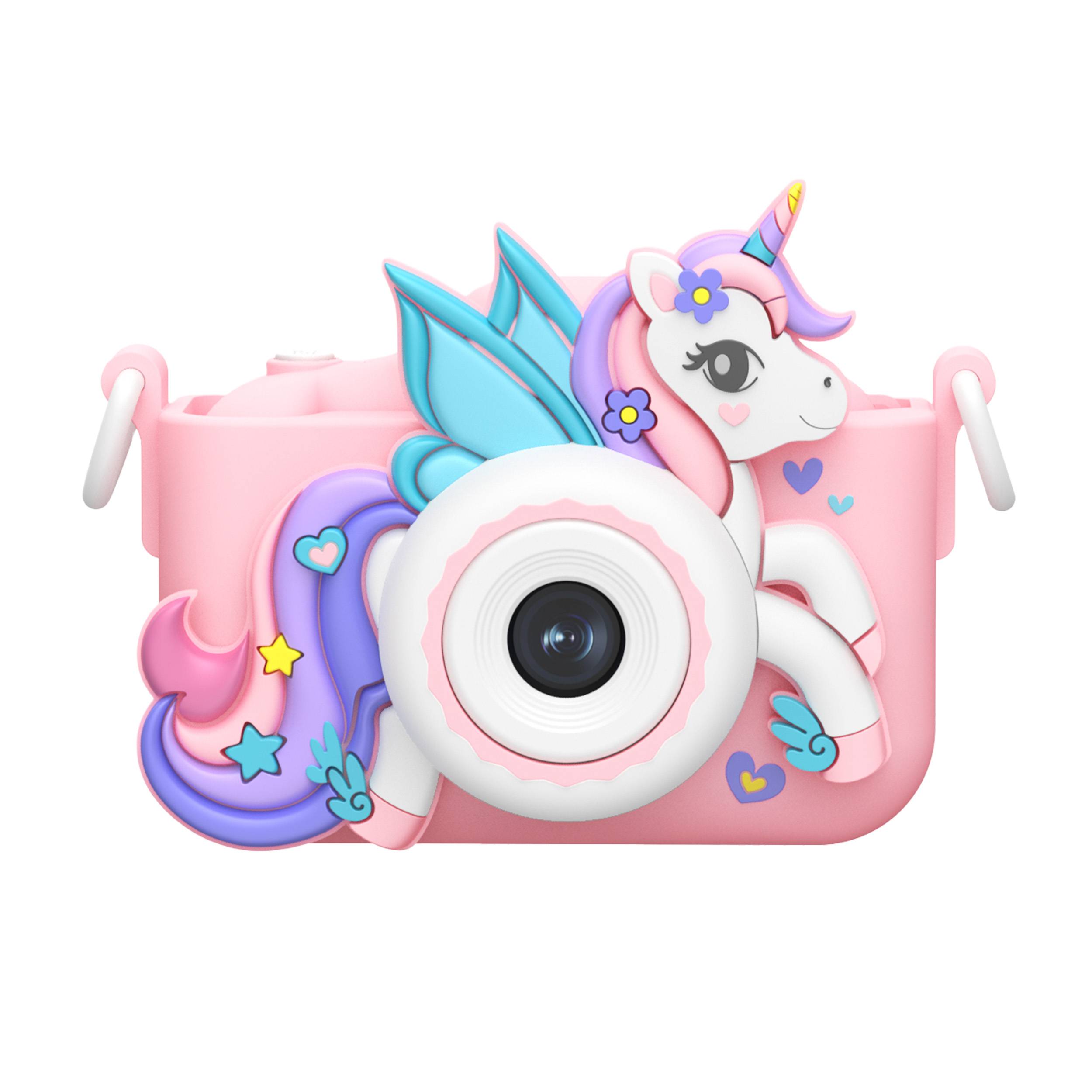Cámara Infantil Necnon NCD-KIDS 2 Unicornio Rosa - Fotos y Videos Imagen principal del producto